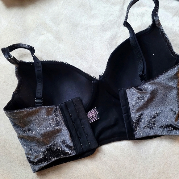 🍒NWT🍒 BUNDLE! VS BBV LONGLINE VELVET BLING BRAS - Picture 6 of 9